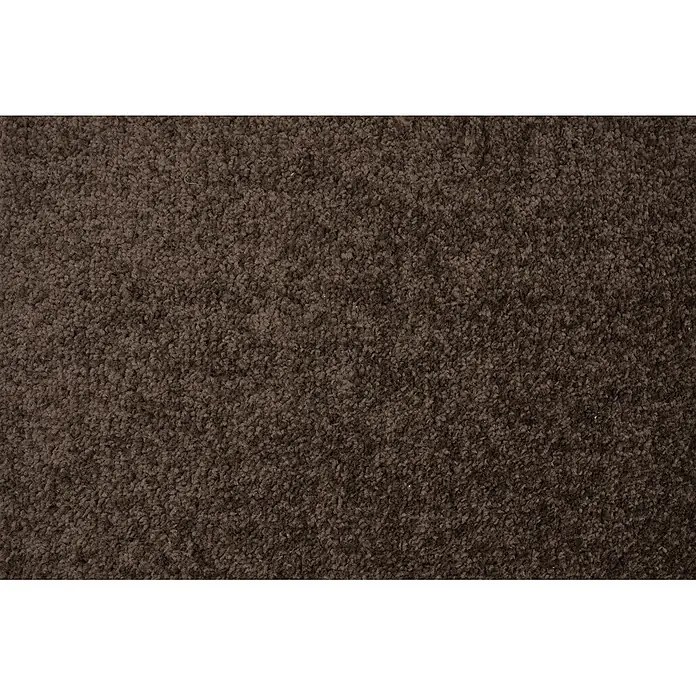 Bricoflor Teppichboden Meterware Griffmuster, Velours Hochflor, dunkel-braun - Velours, 100 % Polypropylen (PP), dunkel-braun