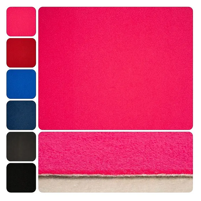 Bricoflor Teppichboden Meterware 8,5x4m, Nadelvlies Nadelfilz, pink rosa - 100 % Polypropylen (PP), pink rosa