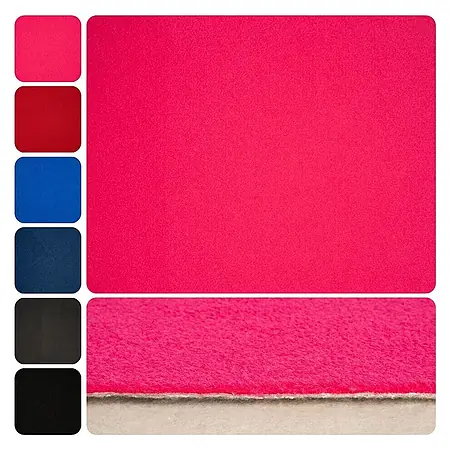 Bricoflor  Teppichboden Meterware 8,5x4m, Nadelvlies Nadelfilz, pink rosa