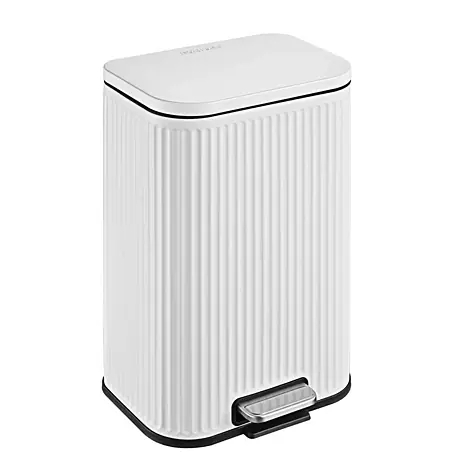 Floordirekt  Standard-Mülleimer Miles Weiß 12 L