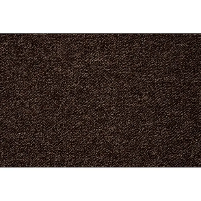 Bricoflor Teppichboden Meterware 9x4m, Schlinge gemustert, dunkel-braun - Schlinge, 100 % Polypropylen (PP), dunkel-braun