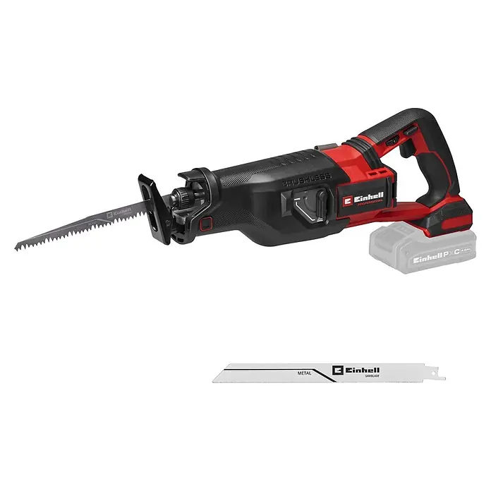 Einhell Professional Power X-Change 18V Akku-Pendelhubstichsäge TP-AP 18/32 Li BL - Solo - 18 V, Anzahl Akkus: Ohne Akku - Diagonale Ansicht