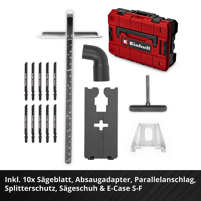 Einhell Professional Akku-Stichsäge TP-JST 18/135 Li BL - Solo - 18 V, Anzahl Akkus: Ohne Akku, 0 /min - 3.500 /min - Informationsansicht