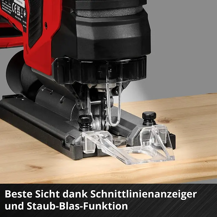 Einhell Professional Akku-Stichsäge TP-JST 18/135 Li BL - Solo - 18 V, Anzahl Akkus: Ohne Akku, 0 /min - 3.500 /min - Informationsansicht