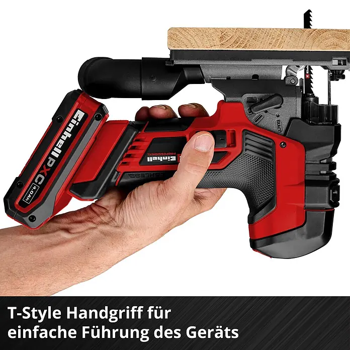 Einhell Professional Akku-Stichsäge TP-JST 18/135 Li BL - Solo - 18 V, Anzahl Akkus: Ohne Akku, 0 /min - 3.500 /min - Informationsansicht