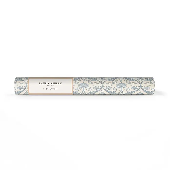Laura Ashley Vliestapete Vliestapete Endale spalier - Blau, Grafisch, 10 x 0,52 m