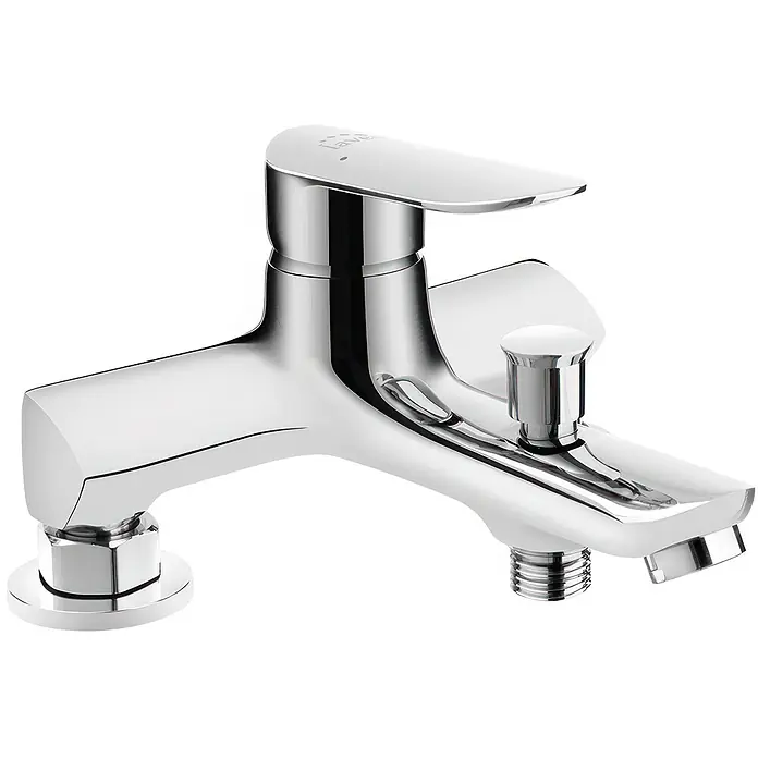 Bad Land Badewannenarmatur APPIA Badewannenarmatur Silber - Silber, Glänzend