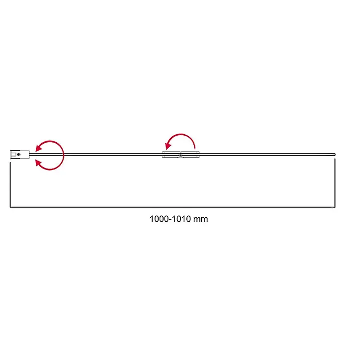 Bad Land Badewannenaufsatz Badewannenaufsatz 2-teilig DS2 100x140 cm ESG 5 mm Klarglas Silber - 2 Stk., Transparent / Silber