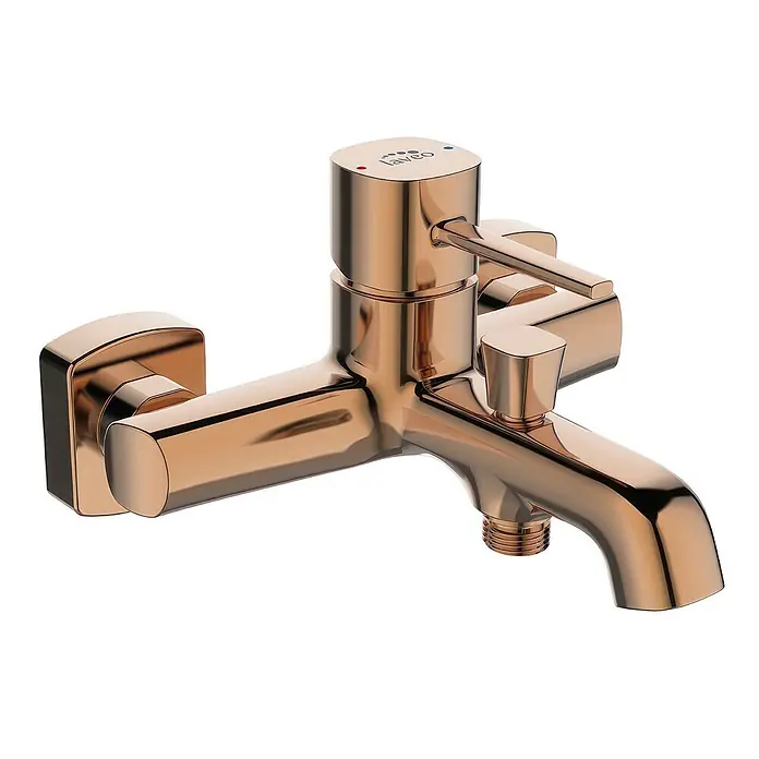 Bad Land Badewannenarmatur POLA Badewannenarmatur Rosegold - Rosegold, Glänzend