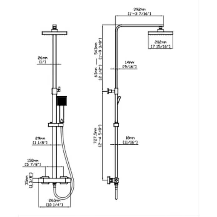 Hudor Duschsystem sc428 - 