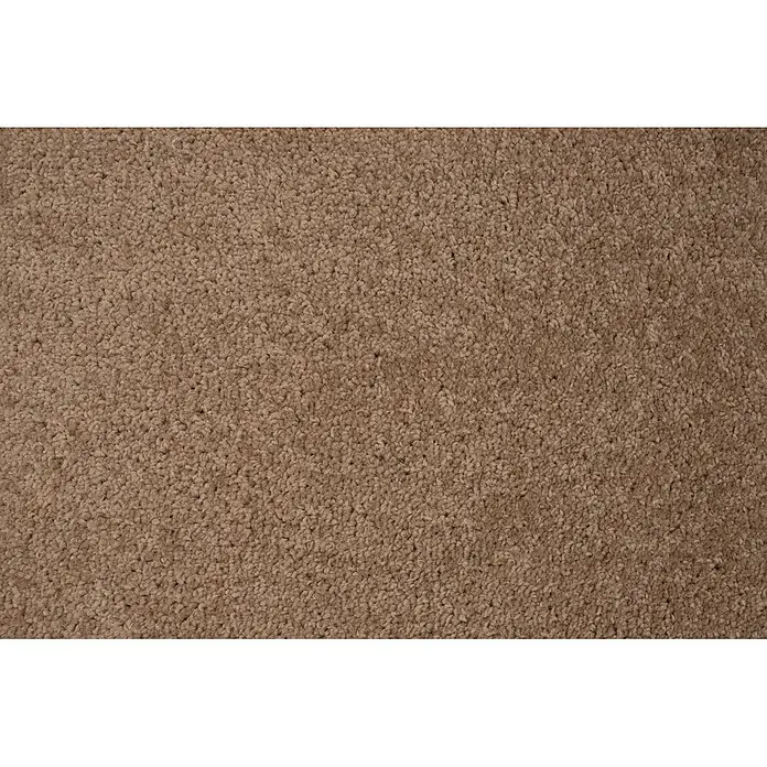 Bricoflor Teppichboden Meterware Griffmuster, Velours Hochflor, beige braun - Velours, 100 % Polypropylen (PP), beige braun