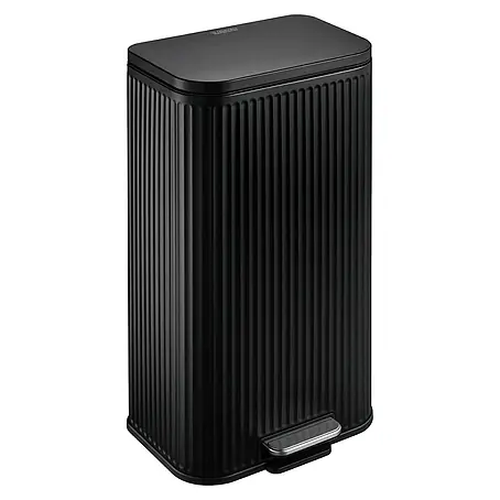 Floordirekt  Standard-Mülleimer Miles Schwarz 30 L
