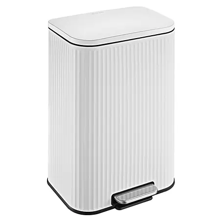 Floordirekt  Standard-Mülleimer Miles Weiß 50 L