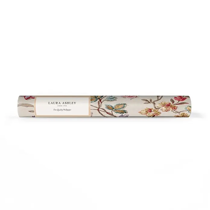 Laura Ashley Vliestapete Vliestapete Lingmell - Grau, Floral, 10 x 0,52 m