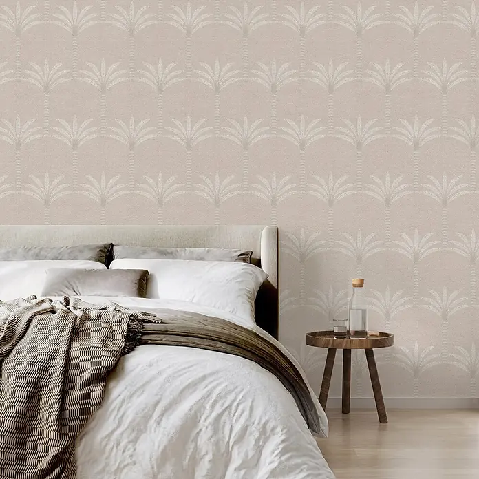 Superfresco Easy Vliestapete Vliestapete - Palmbaum - Beige, Sonstiges, 10 x 0,52 m