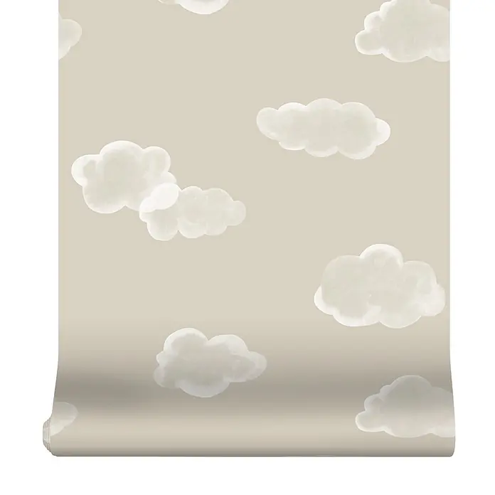 Superfresco Easy Vliestapete Vliestapete - kleine Wolke - Grau, Sonstiges, 10 x 0,53 m