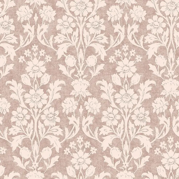 Laura Ashley Vliestapete Vliestapete Semington silhouette - Rosa, Sonstiges, 10 x 0,52 m