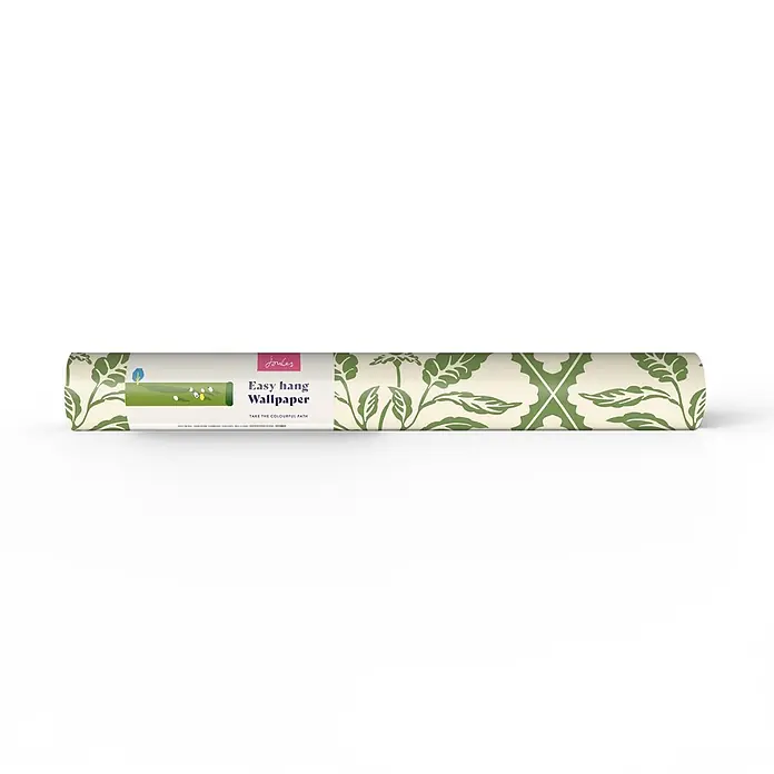 Joules Vliestapete Vliestapete Juliette blumig - Weiß/Grün, Floral, 10 x 0,52 m
