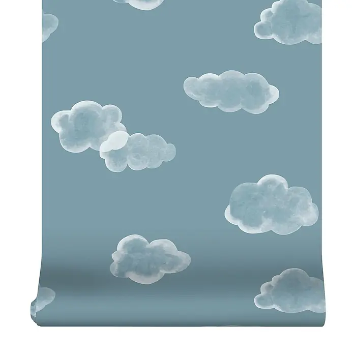Superfresco Easy Vliestapete Vliestapete - kleine Wolke - Blau, Sonstiges, 10 x 0,53 m