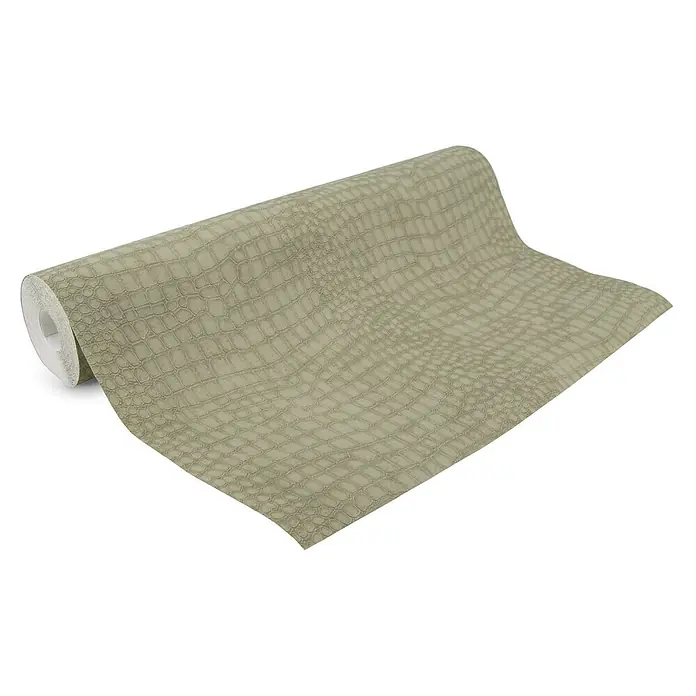Superfresco Easy Vliestapete Vliestapete - Krokodil - Grün, Tieroptik, 10 x 0,52 m