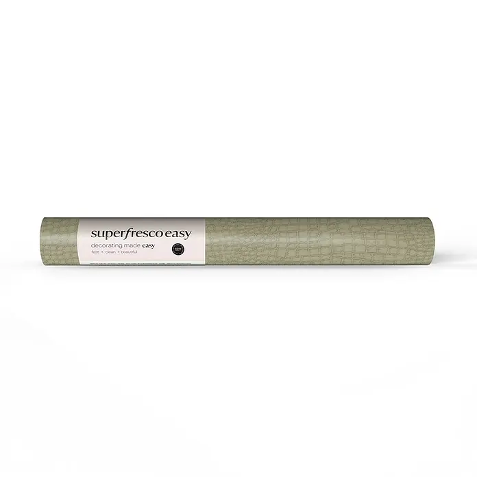 Superfresco Easy Vliestapete Vliestapete - Krokodil - Grün, Tieroptik, 10 x 0,52 m