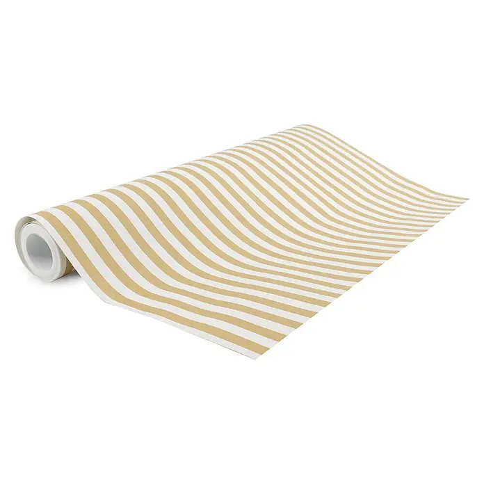 Superfresco Easy Vliestapete Vliestapete - Kleine streifen - Ocker, Grafisch, 10 x 0,53 m
