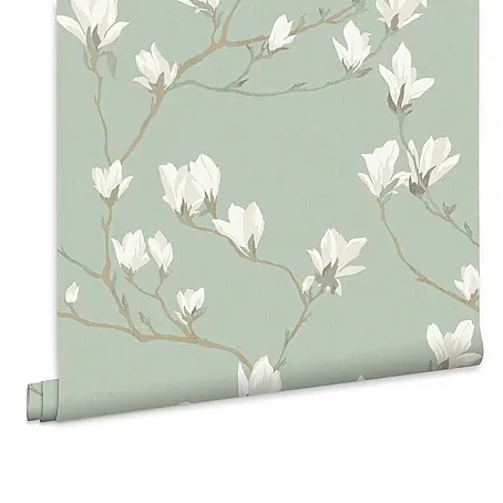 Laura Ashley  Vliestapete Vliestapete Magnolia hain
