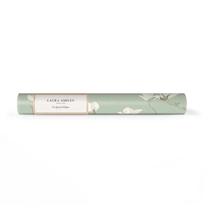Laura Ashley Vliestapete Vliestapete Magnolia hain - Blau, Floral, 10 x 0,52 m