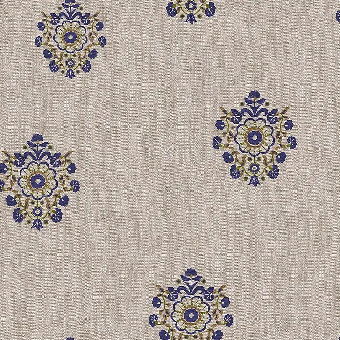 Joules Vliestapete Vliestapete Hainmotiv - Beige/Blau, Floral, 10 x 0,52 m