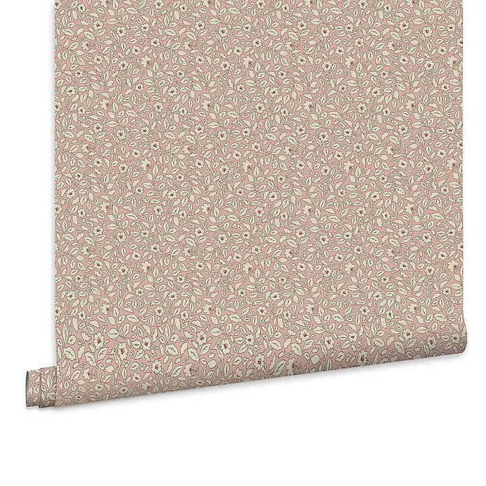 Joules Vliestapete Vliestapete Ditsy blumig - Rosa, Floral, 10 x 0,52 m