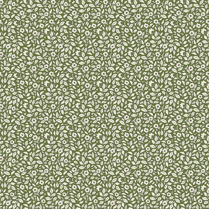 Joules Vliestapete Vliestapete Ditsy blumig - Grün, Floral, 10 x 0,52 m