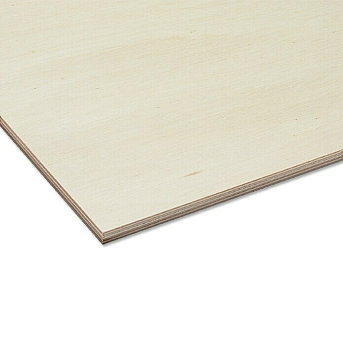 Sperrholzplatte nach Maß (Pappel, Max. Zuschnittsmaß: 2.520 x 1.850 mm, Stärke: 6 mm)