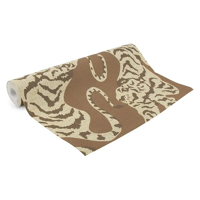 Superfresco Easy Vliestapete Vliestapete - Der urbane tiger - Braun, Tieroptik, 10 x 0,53 m