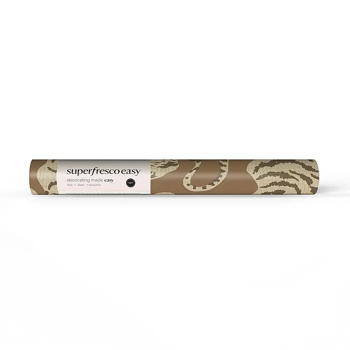 Superfresco Easy Vliestapete Vliestapete - Der urbane tiger - Braun, Tieroptik, 10 x 0,53 m