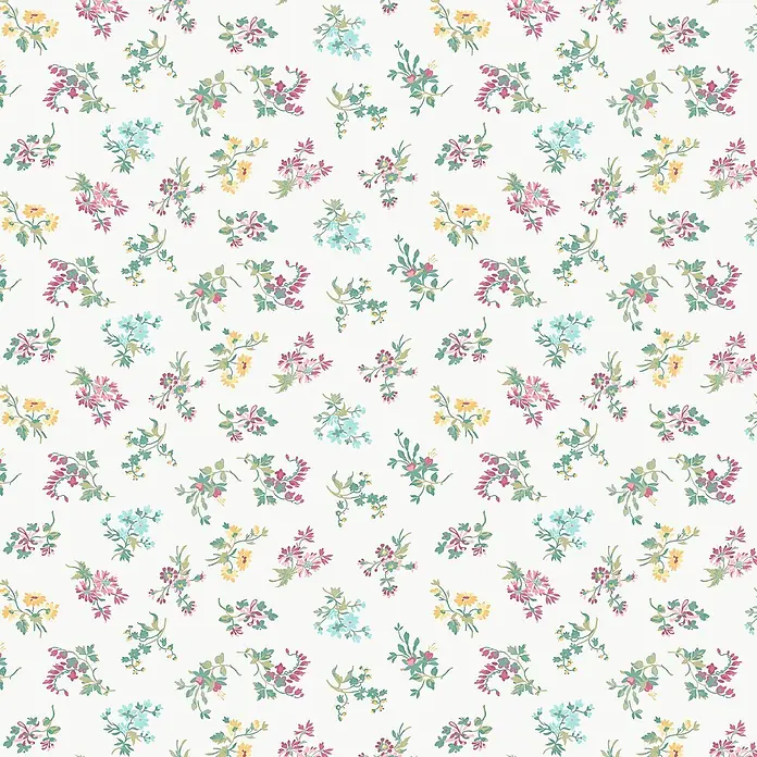 Laura Ashley Vliestapete Vliestapete Keeleigh - Mehrfarbig, Floral, 10 x 0,52 m