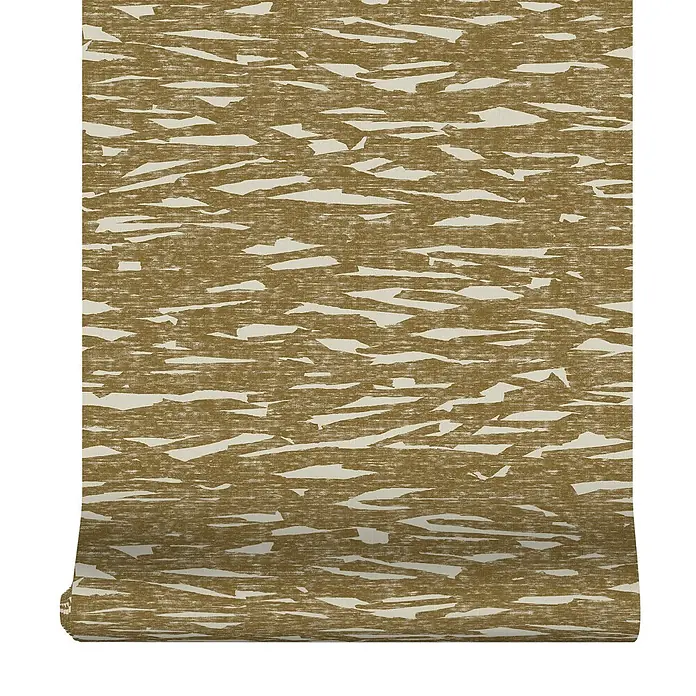 Superfresco Easy Vliestapete Vliestapete - Stoff Millie - Gelb, Grafisch, 10 x 0,52 m