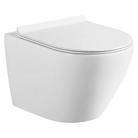 Glasdeals  Wand-WC WHR-6051 Raumspar-Wand-WC spülrandlos