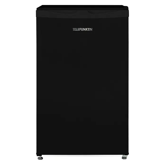 Telefunken Vollraumkühlschrank CF-31-121-B - Nutzinhalt Gesamt: 90 l, 50 cm x 480 mm x 830 mm, Schwarz
