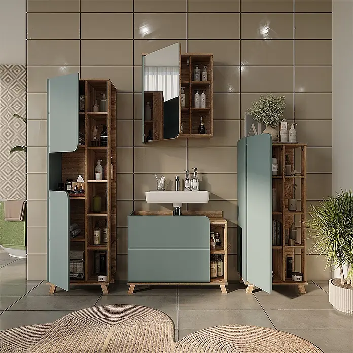 Vicco Badmöbel-Set - Blau