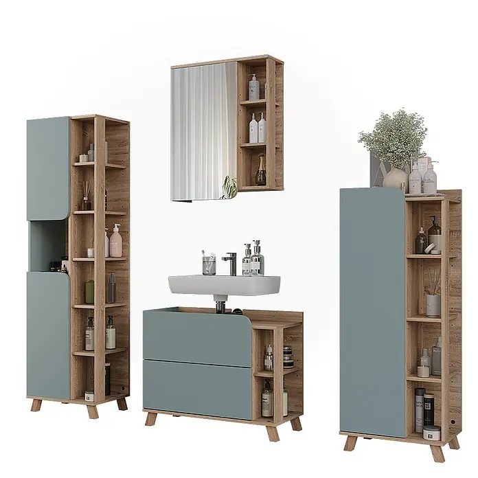 Vicco Badmöbel-Set - Blau