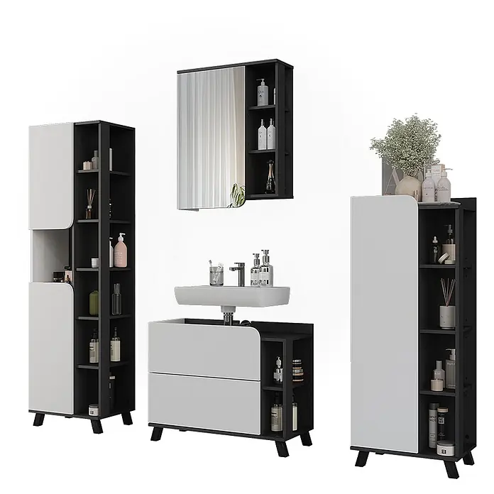 Vicco Badmöbel-Set - Weiß