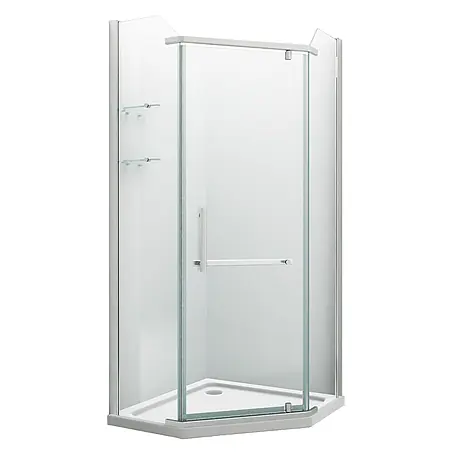 Glasdeals  Eckdusche PENTAGONO 100 x 100 x 195 cm