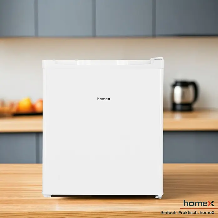 homeX Tiefkühlschrank FM1015-W - Nutzinhalt Gesamt: 33 l, 47 cm x 440 mm x 510 mm, Weiß