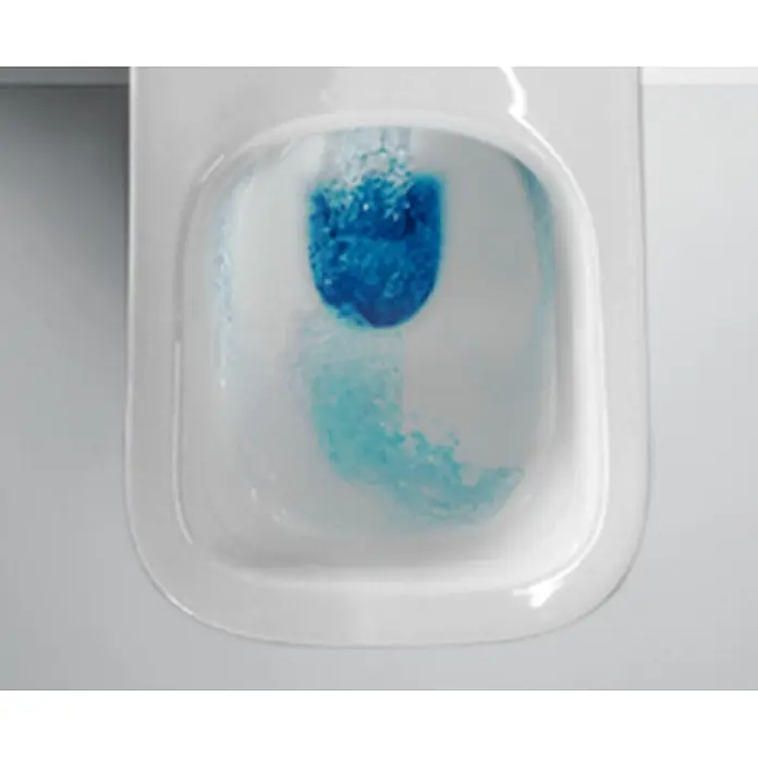 Glasdeals Wand-WC WHR-6011 spülrandlos - Spülrandlos, Ohne Spezialglasur, Weiß