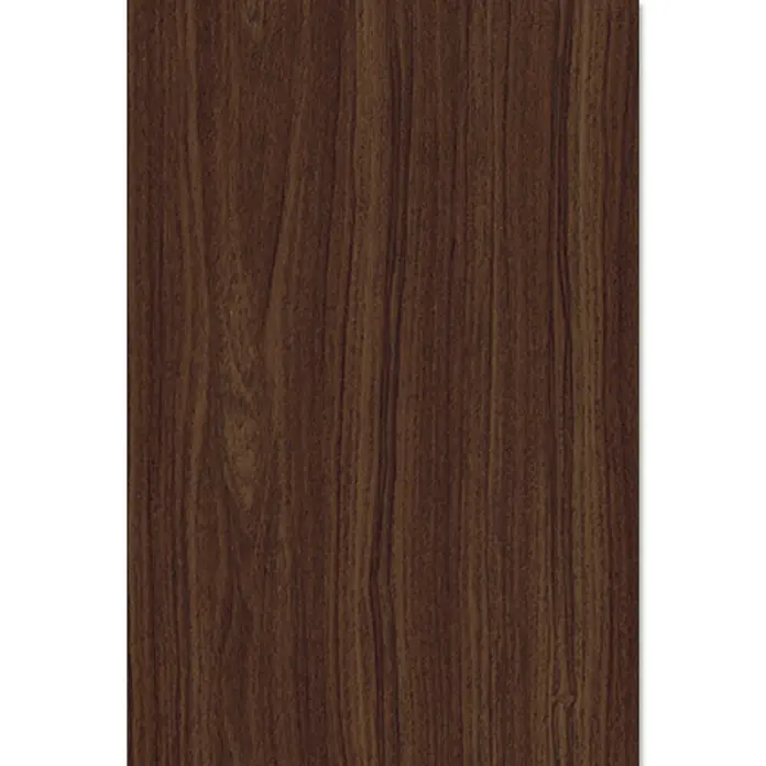 Spanplatte nach Maß - Stärke: 19 mm, L x B: 280 x 210 cm, Nussbaum - Nahaufnahme einer dunklen Holzstruktur mit feinen Maserungen, ideal für Möbeldesign und Innenausstattung.