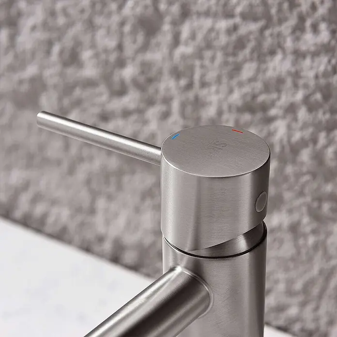 Poalgi Waschtischarmatur Promise - Gebürstetes Nickel, Seidenmatt