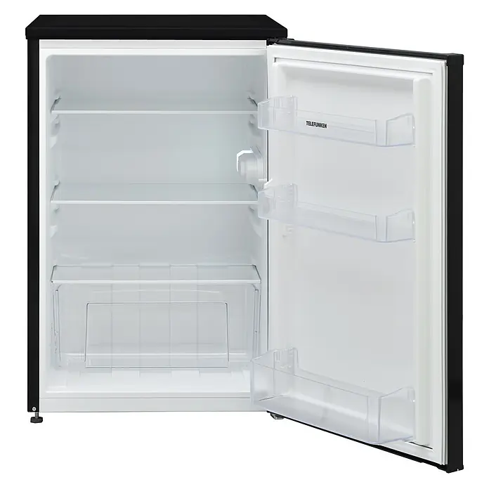 Telefunken Vollraumkühlschrank C-135-100-DI - Nutzinhalt Gesamt: 135 l, 59,5 cm x 540 mm x 838 mm, Schwarz