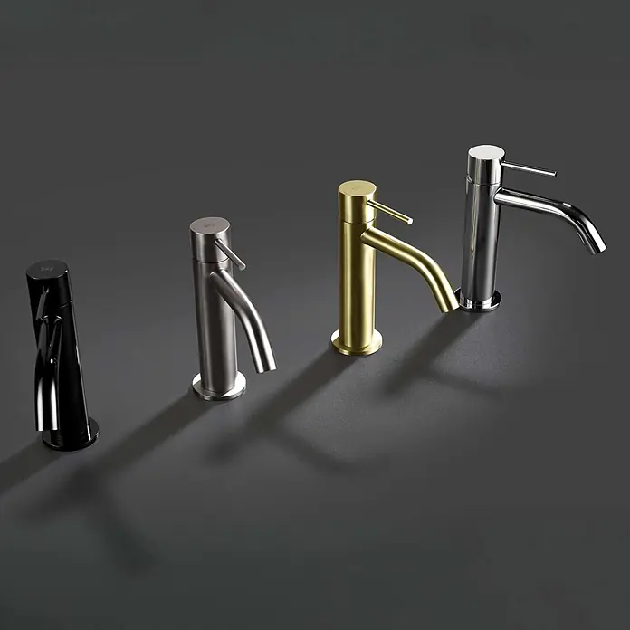 Poalgi Waschtischarmatur Promise - Gebürstetes Nickel, Seidenmatt