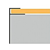 BaukulitVox Basic-Line F-profiel (Wit, 3.000 x 75 x 20 mm)