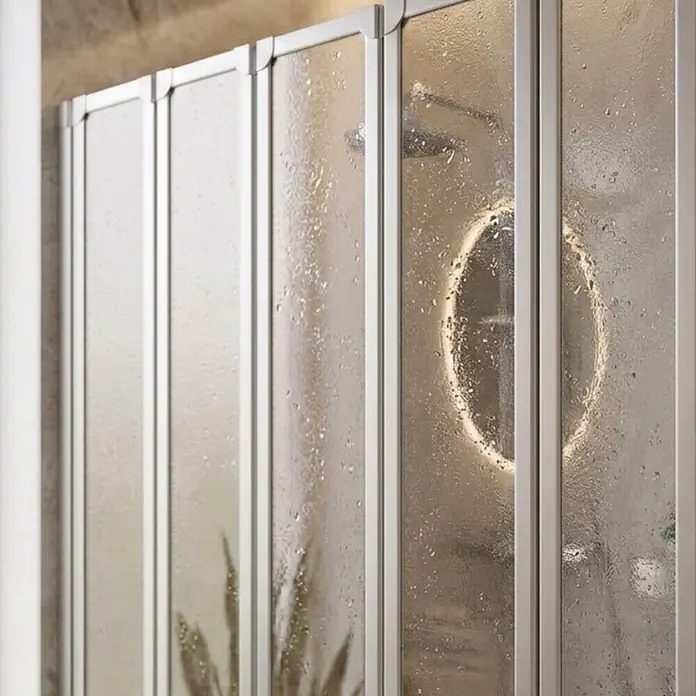 Interpromo Badewannenaufsatz 7-teilig 159 x 140 cm fatltbar Alunatur - B x H: 159 x 140 cm, 7 Stk., Alu-Natur